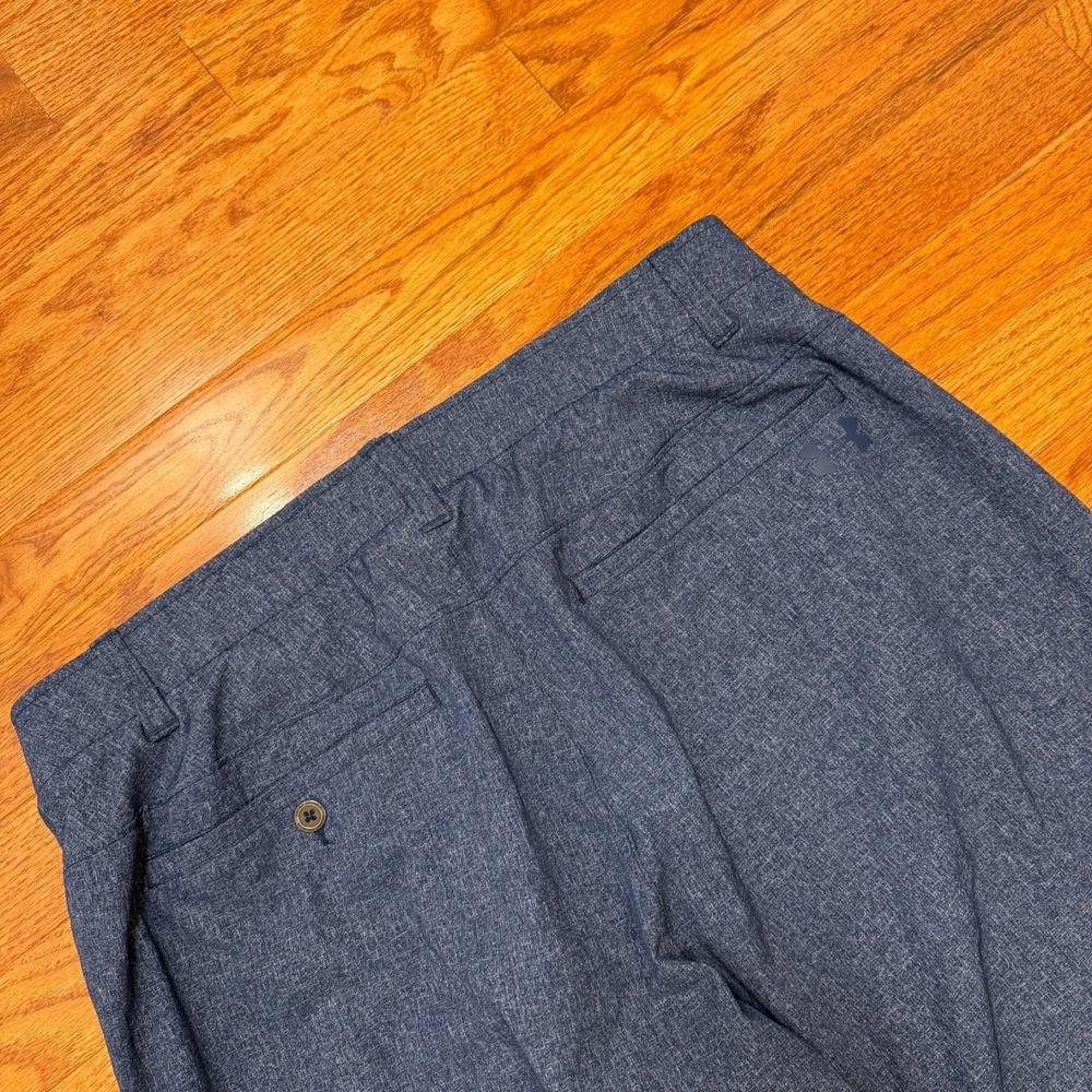 Under Armour Showdown Golf Pants Men 36x36 Blue Heathered Performance Athletic